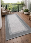 Mess Modern Dekoratif Yumuşak Dokulu Sisal Halı 3945 Gri Antrasit