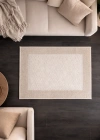 Mess Modern Dekoratif Yumuşak Dokulu Sisal Halı 3945 Krem Vizon