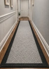 Mess Modern Dekoratif Yumuşak Dokulu Sisal Halı 3946 Antrasit Siyah
