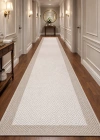 Mess Modern Dekoratif Yumuşak Dokulu Sisal Halı 3946 Krem Vizon