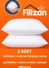 Filizon 2 Adet Boncuk Silikon Yastık Dayanıklı Nefes Alabilir Yumuşak 800 Gram