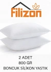 Filizon 2 Adet Boncuk Silikon Yastık Dayanıklı Nefes Alabilir Yumuşak 800 Gram
