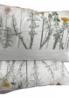 Clasy Ranforce %100 Pamuk 2 Adet Yastık Kılıfı Çiçek Desenli Beyaz