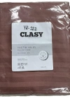 Clasy %100 Pamuk Saten 2 Adet Yastık Kılıfı Çizgili Desenli Kiremit