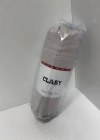 Clasy Ranforce Lastikli Çarşaf Seti Çift Kişilik Açık Bej ÇKLÇ-270 %100 Pamuk