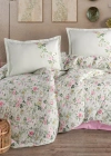 Clasy Ranforce %100 Pamuk Çift Kişilik Dört Mevsim Set Elara V1 Adaçayı Rengi