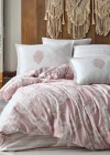 Clasy Ranforce %100 Pamuk Nevresim Takımı Tek Kişilik Fiorita V1 Pembe