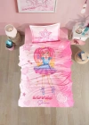 Clasy Ranforce %100 Pamuk Nevresim Takımı Tek Kişilik Shine V1 Pembe