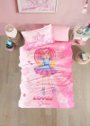 Clasy Ranforce %100 Pamuk Nevresim Takımı Tek Kişilik Shine V1 Pembe