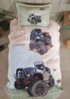 Clasy Ranforce %100 Pamuk Tek Kişilik Dört Mevsim Set Off Road V1 Bej