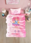 Clasy Ranforce %100 Pamuk Tek Kişilik Dört Mevsim Set Shine V1 Pembe