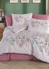 Clasy Ranforce %100 Pamuk Tek Kişilik Nevresim Bahari V1 Pembe