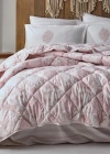 Clasy Ranforce %100 Pamuk Tek Kişilik Yorgan Seti Fiorita V1 Pembe