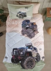 Clasy Ranforce %100 Pamuk Tek Kişilik Yorgan Seti Off Road V1 Bej
