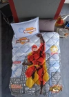 Clasy Ranforce Genç Uyku Seti Tek Kişilik Süperhero Gri