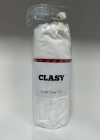Clasy Ranforce Lastikli Çarşaf Seti Çift Kişilik Düz Beyaz