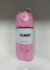 Clasy Ranforce Lastikli Çarşaf Seti Çift Kişilik Yıldız Desenli Pembe