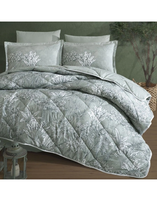 Clasy Ranforce %100 Pamuk Çift Kişilik Yorgan Seti Irma V1 Mint