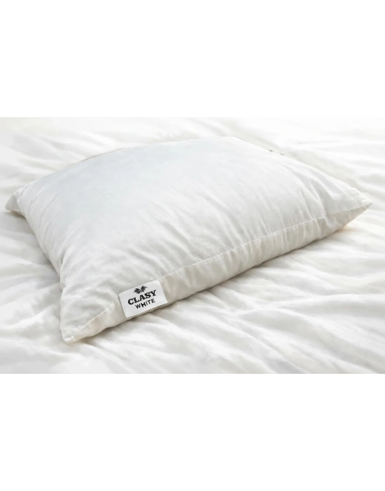 Clasy 1 Adet %100 Pamuk Yastık Dayanıklı Nefes Alabilir Yumuşak 700 GRAM