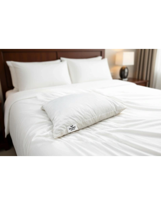 Clasy 1 Adet %100 Pamuk Yastık Dayanıklı Nefes Alabilir Yumuşak 700 GRAM