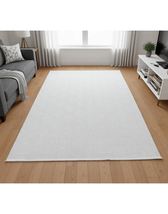 Merinos Vista 160x230 cm Akrilik Halı 63237-063 Krem