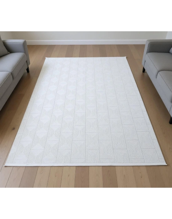 Merinos Vista 160x230 cm Akrilik Halı 63237-063 Krem