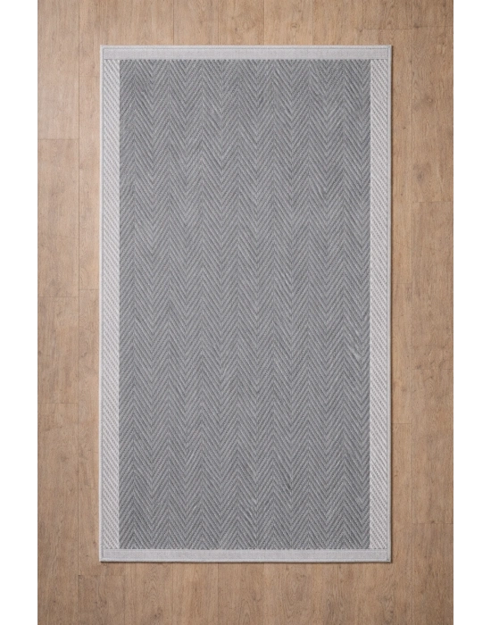 Merinos Rs Sisal 79265-096 Özel Kesme Halı Gri