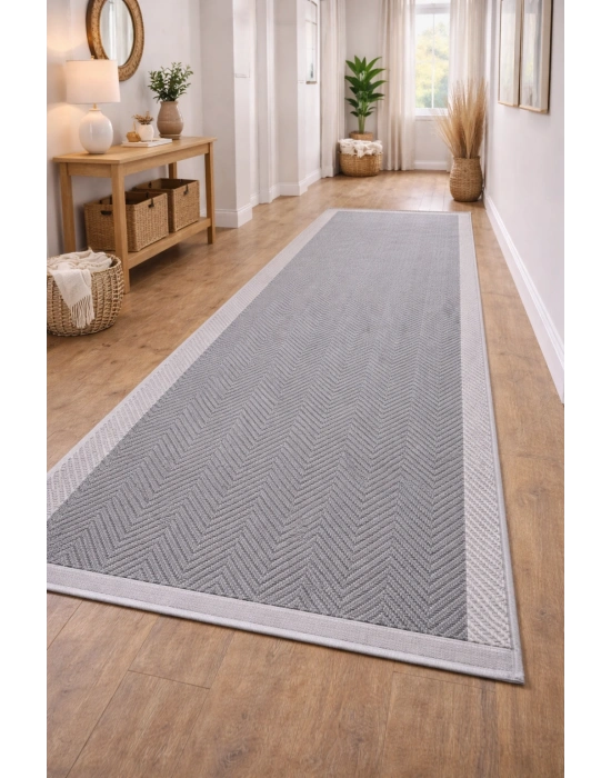 Merinos Rs Sisal 79265-096 Özel Kesme Halı Gri