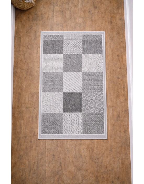 Merinos Rs Sisal 79269-096 Özel Kesme Halı Gri