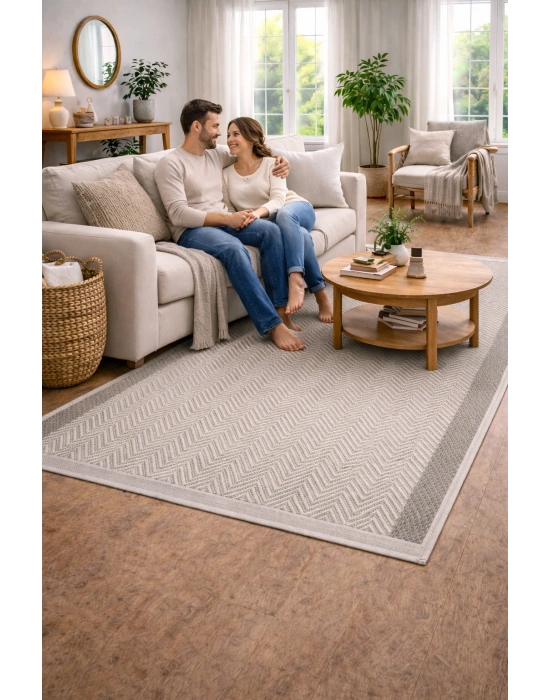 Merinos Rs Sisal 79271-070 Özel Kesme Halı Kahverengi