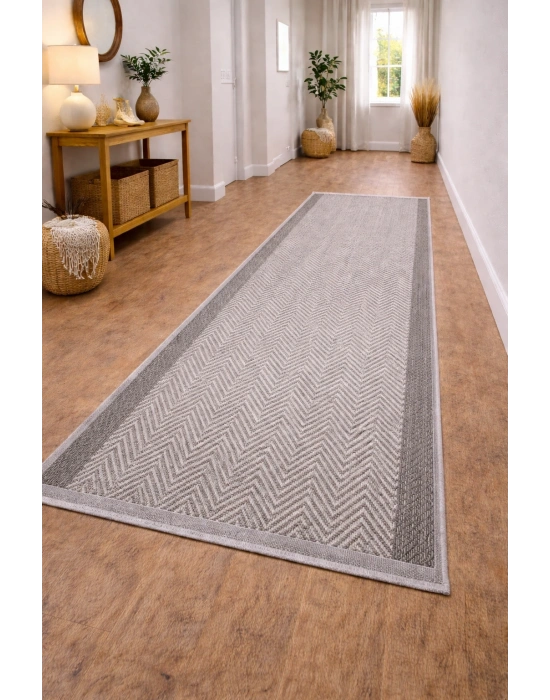 Merinos Rs Sisal 79266-095 Özel Kesme Halı Gri