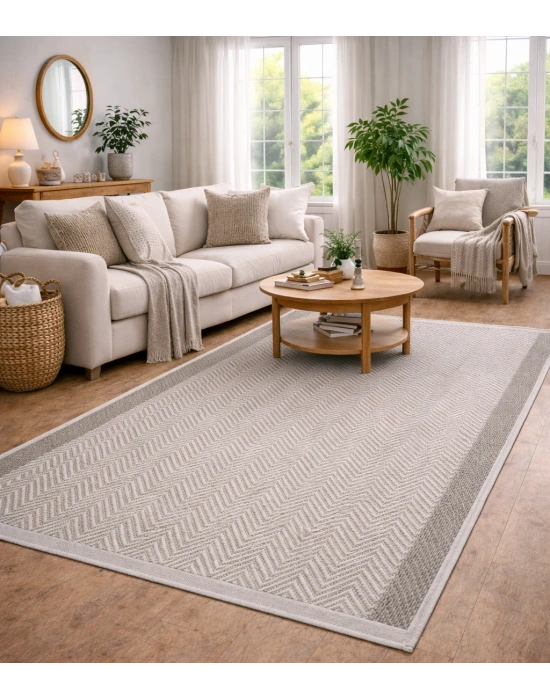 Merinos Rs Sisal 79271-070 Özel Kesme Halı Kahverengi