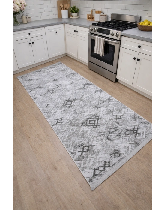 Merinos Vista 36892-098 Özel Kesme Halı Gri-Antrasit