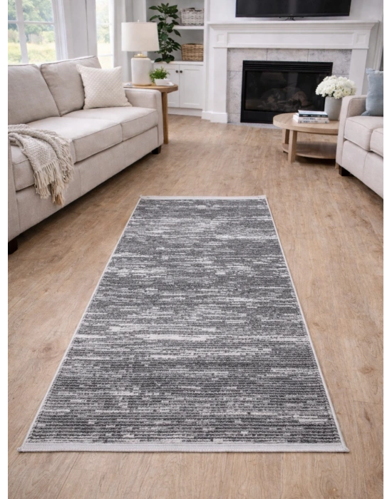 Merinos Vista 76587-098 Özel Kesme Halı Gri-Antrasit