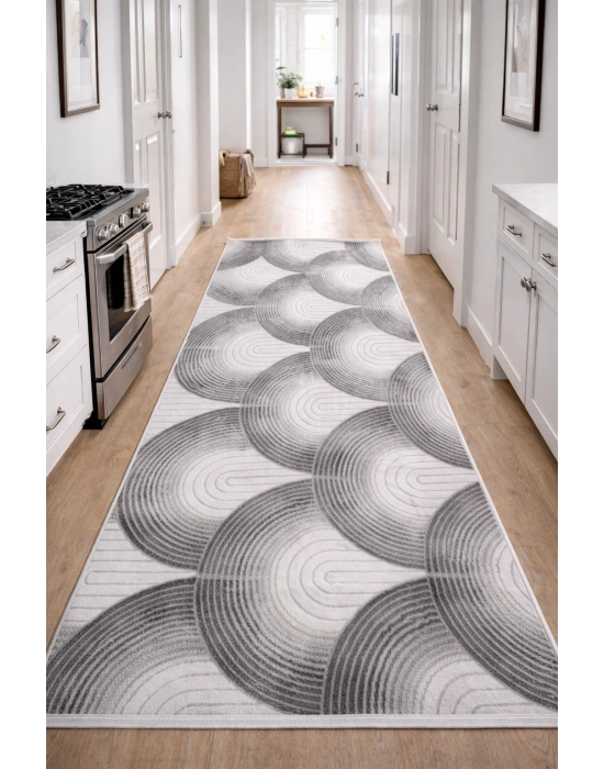 Merinos Still 77411-095 Özel Kesme Halı Antrasit