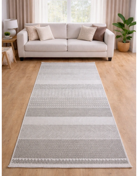 Merinos Still 77347-095 Özel Kesme Halı Antrasit