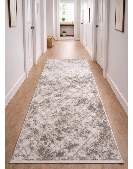 Merinos Still 77788-070 Özel Kesme Halı Kahverengi