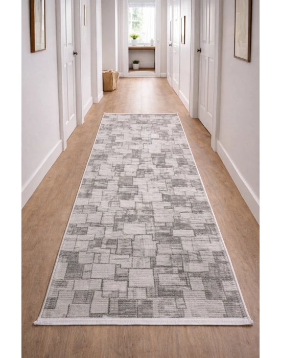 Merinos Still 77789-095 Özel Kesme Halı Gri