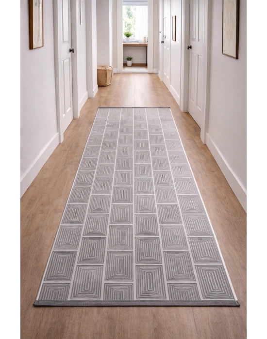 Merinos Still 63237-097 Özel Kesme Halı Antrasit