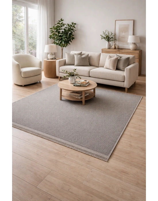 Merinos Mira 68975-071 Özel Kesme Halı Kahverengi