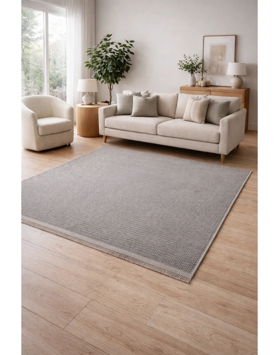 Merinos Mira 68975-071 Özel Kesme Halı Kahverengi