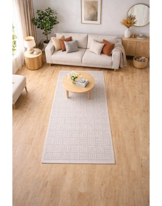 Merinos Mira 68979-060 Özel Kesme Halı Krem