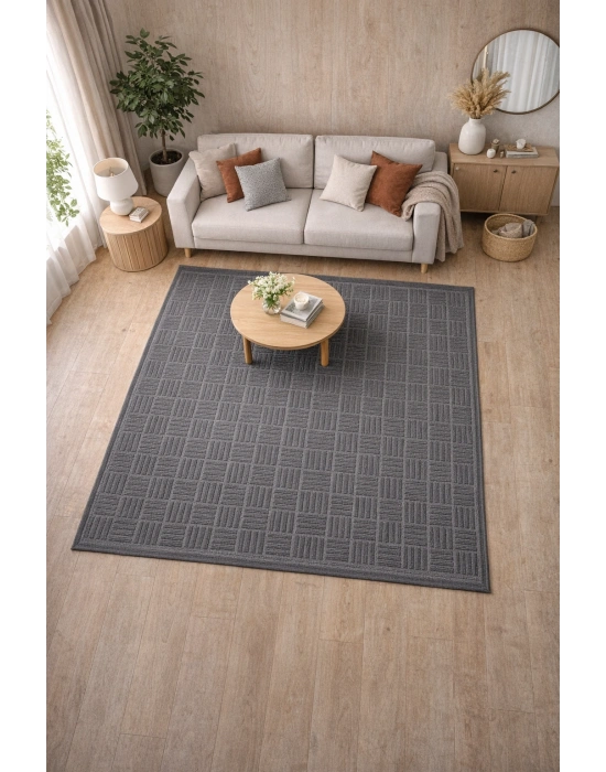 Merinos Mira 68979-095 Özel Kesme Halı Gri