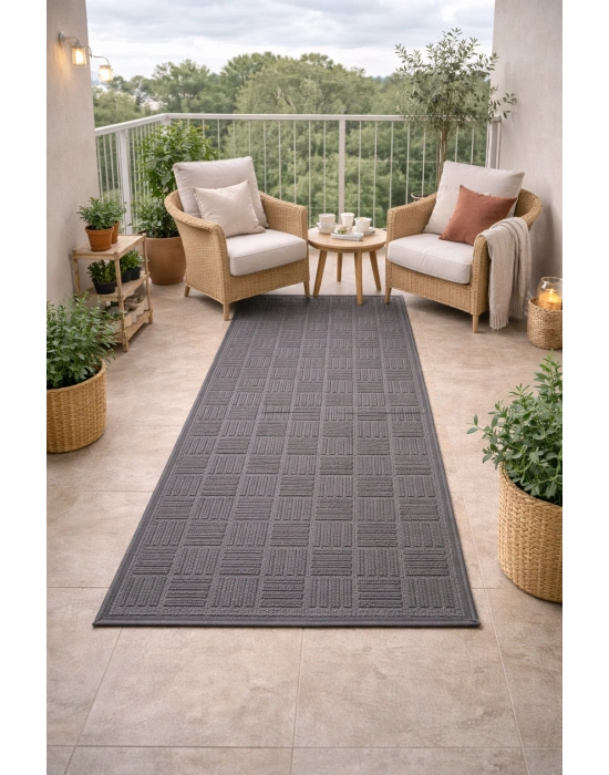 Merinos Mira 68979-095 Özel Kesme Halı Gri