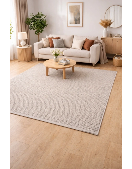 Merinos Mira 68975-060 Özel Kesme Halı Krem