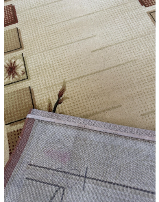 Dinarsu Halı Klasik Serisi %100 Akrilik 100 x 300 Bej Rengi