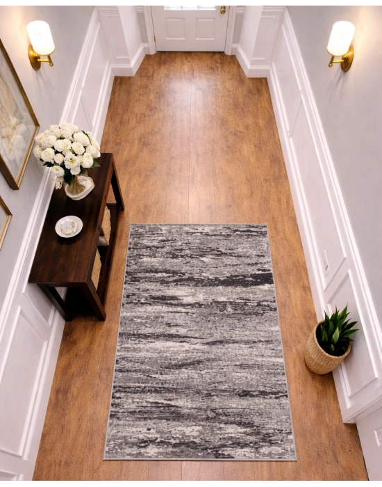 Merinos Halı Rs Tuana Serisi %100 Akrilik 100 x 200 Gri