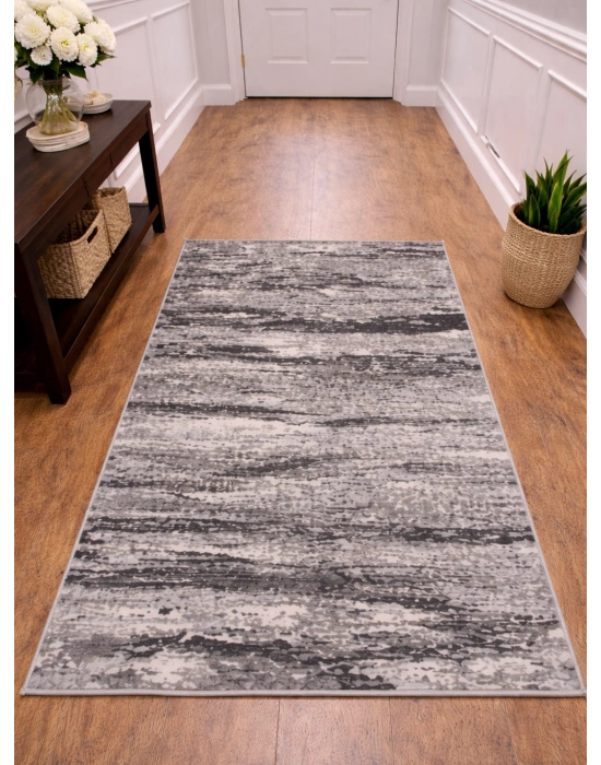 Merinos Halı Rs Tuana Serisi %100 Akrilik 100 x 200 Gri