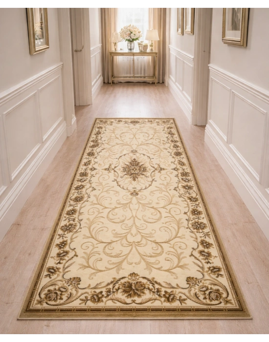 Dinarsu Halı Hayal Serisi %100 Akrilik 100 x 300 Bej