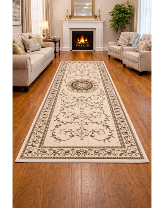 Padişah Halı Sümer Serisi %100 Akrilik 100 x 300 Bej